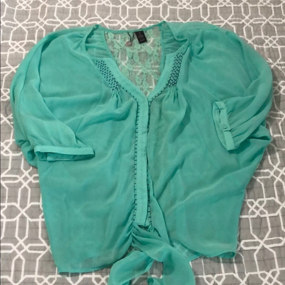 BKE sheer top